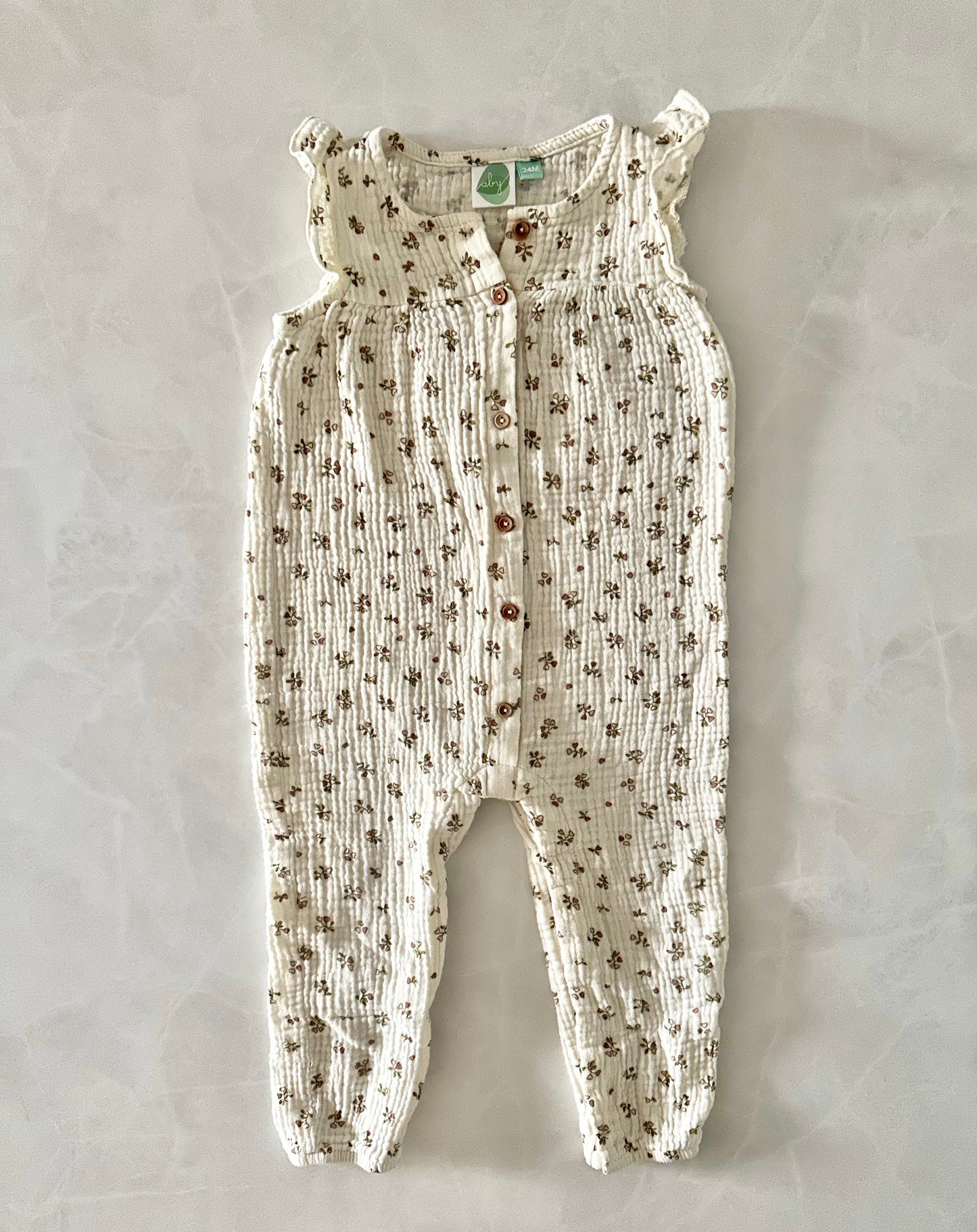 *imparfait* Combinaison en mousseline - Aby - 24 mois