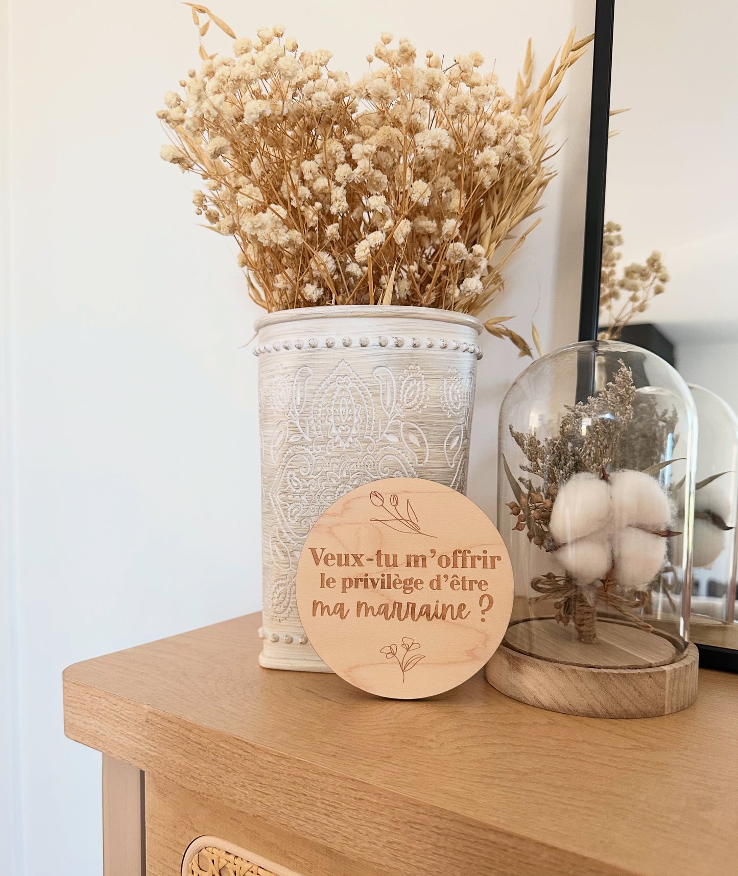 Pastille personnalisée pour marraine