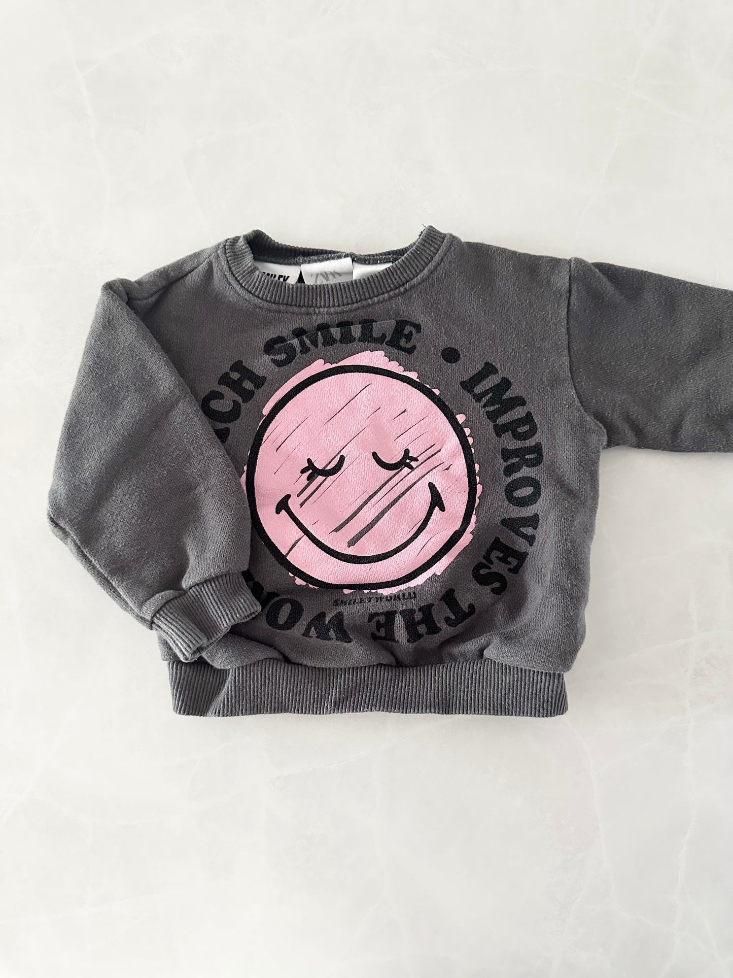 Crewneck - Zara - 6-9 mois
