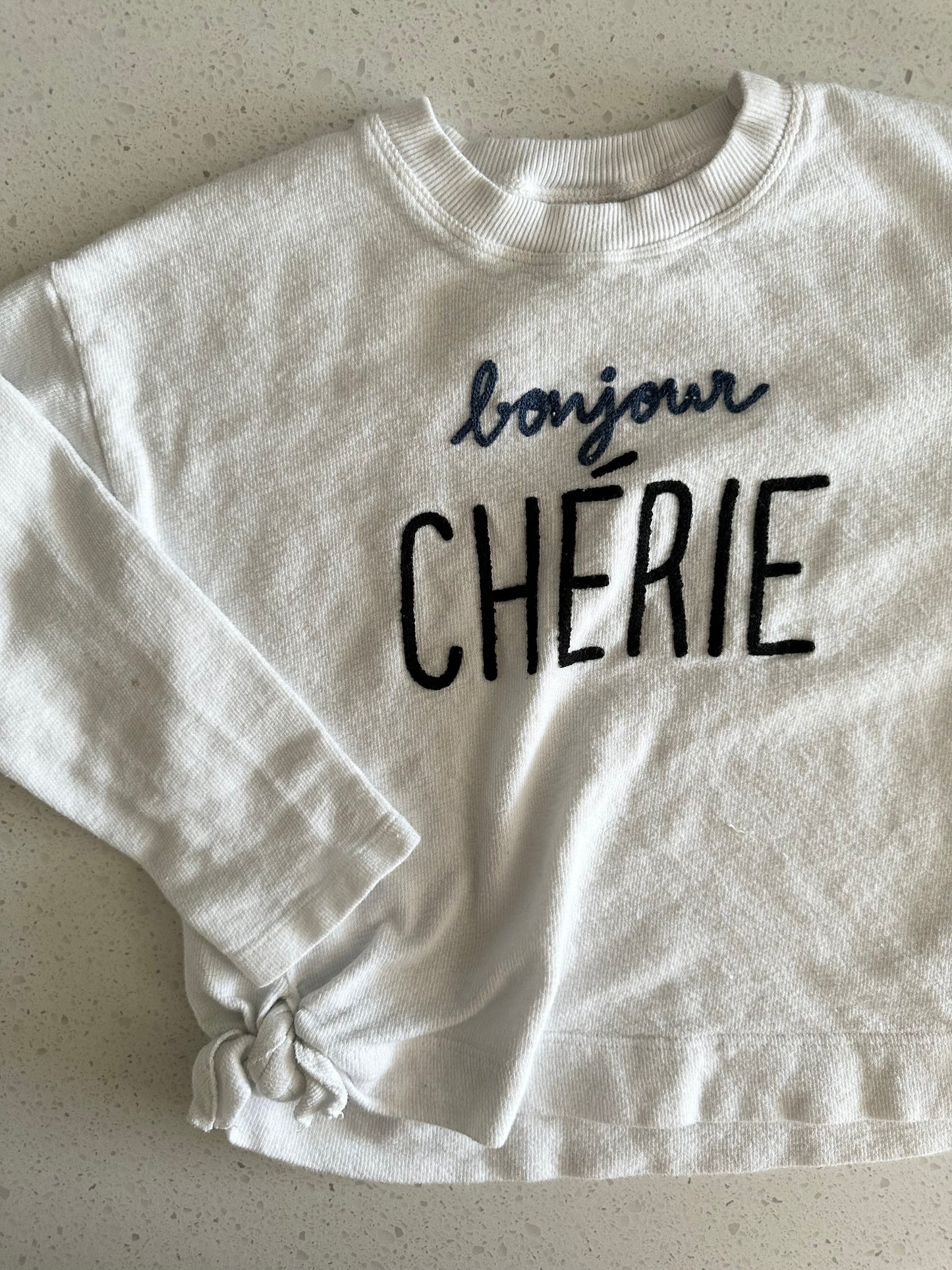 *imparfait* Chandail manches longues - Zara - 7 ans