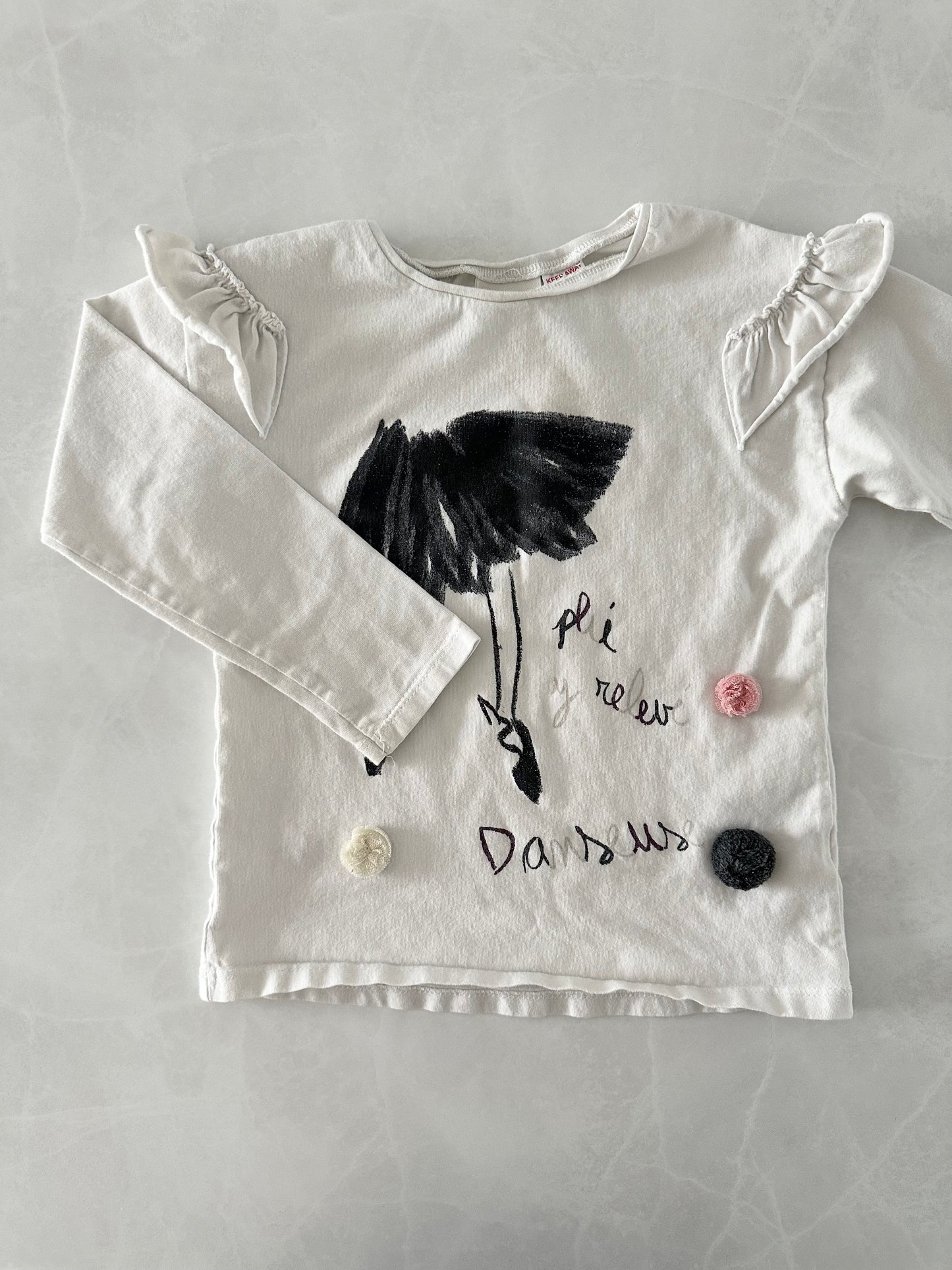 *imparfait* Chandail manches longues - Zara - 3-4 ans