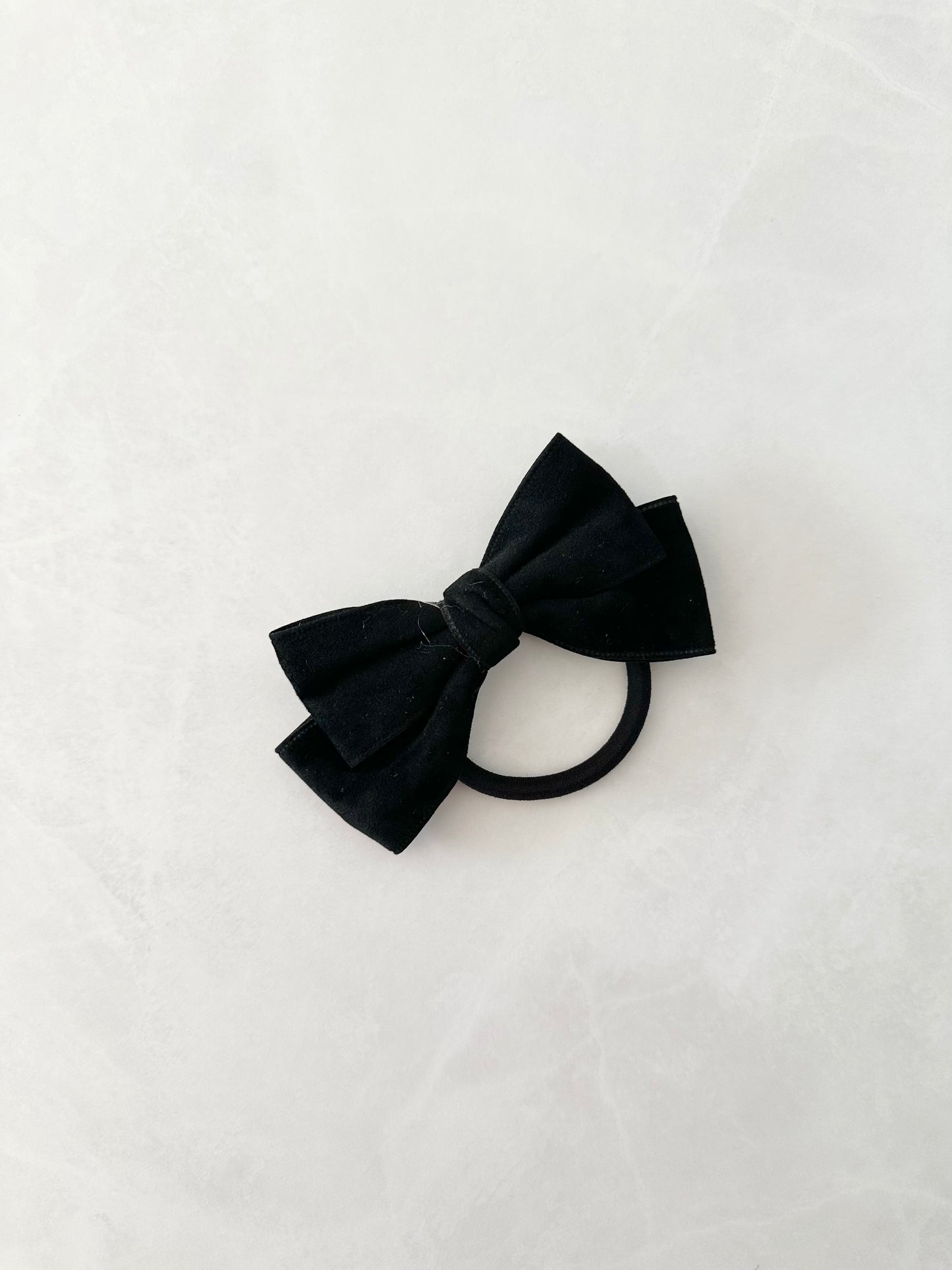 Élastique festif à boucle en velours noir