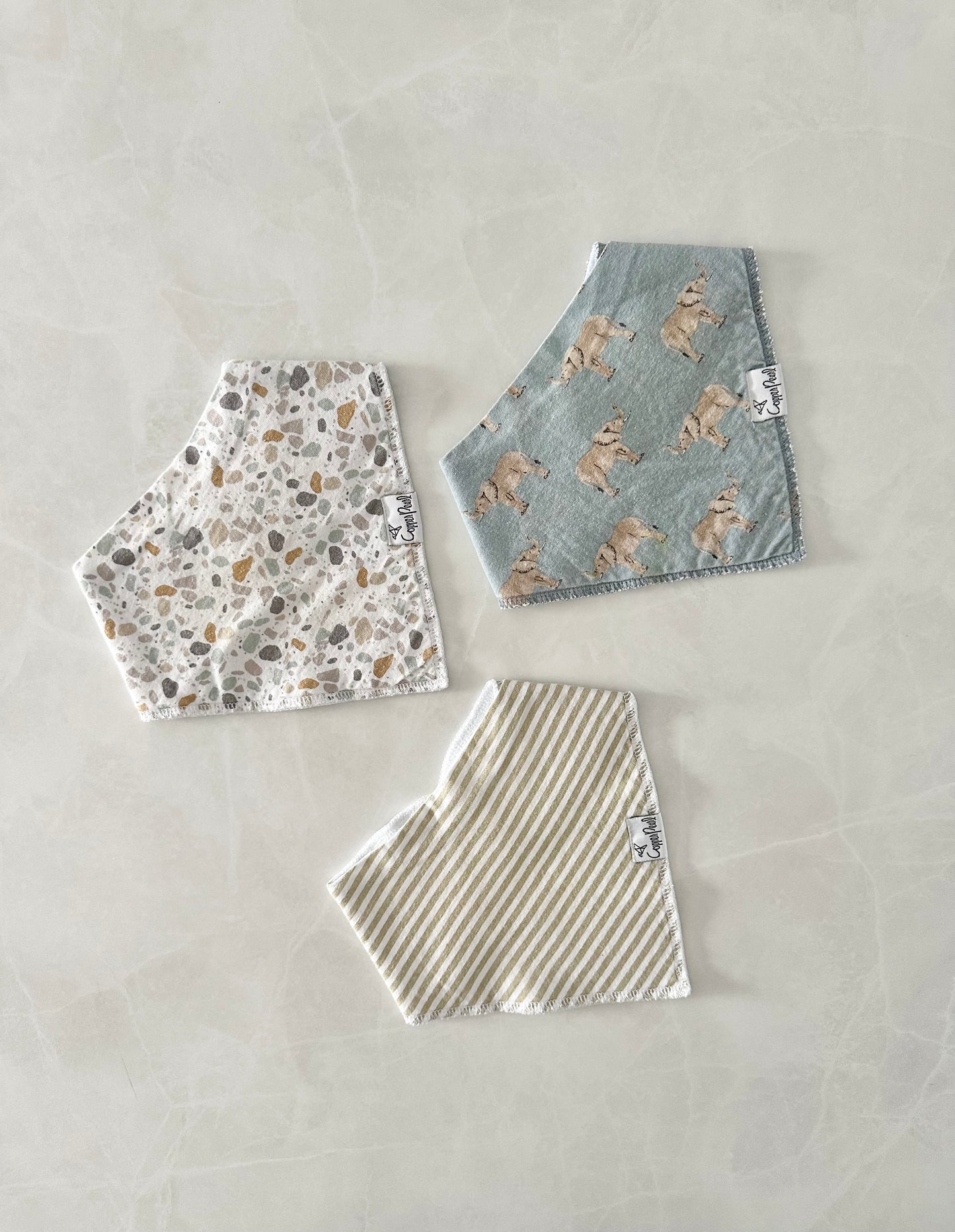 Trio de bavoir - Copper Pearl