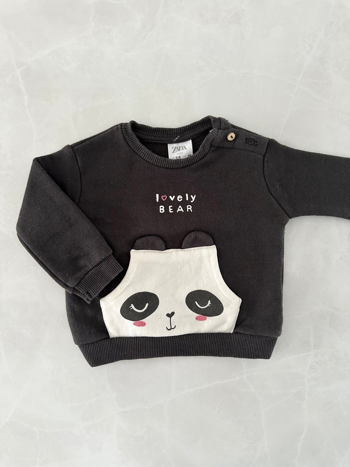 Crewneck - Zara - 3-6 mois