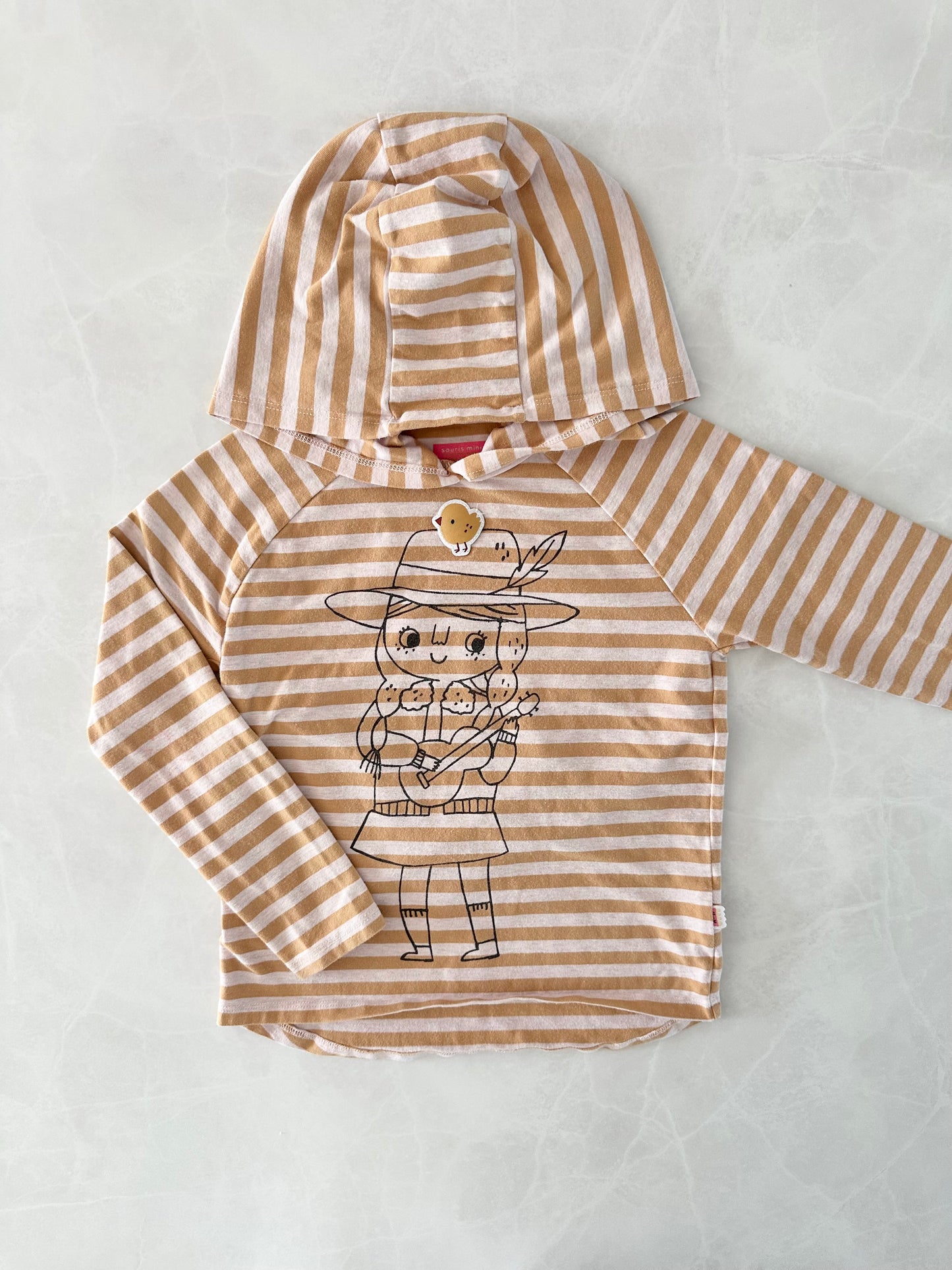 *imparfait* Haut à capuche - Souris Mini - 5 ans