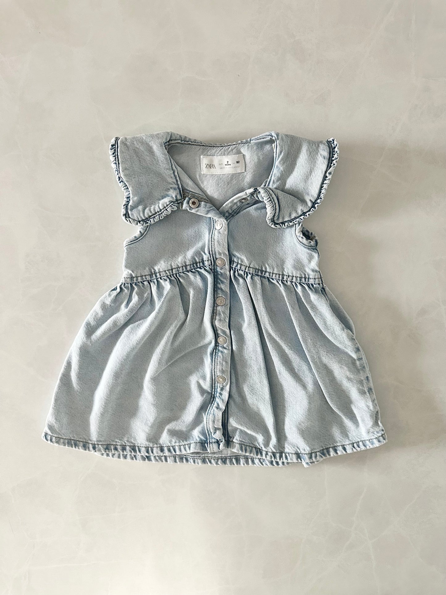 Robe en denim - Zara - 2 ans