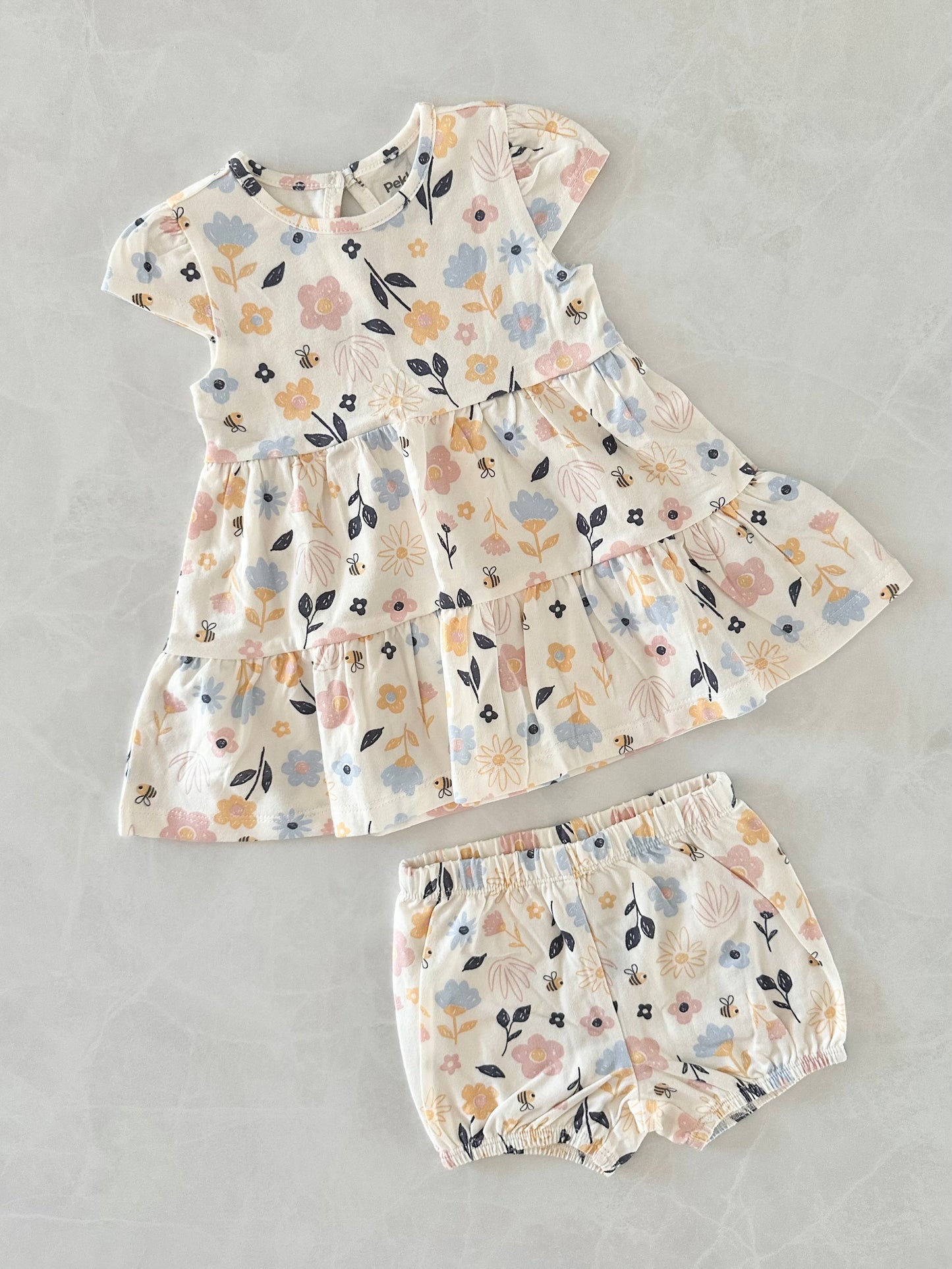 NEUF - Robe + Short - Pekkle - 6 mois