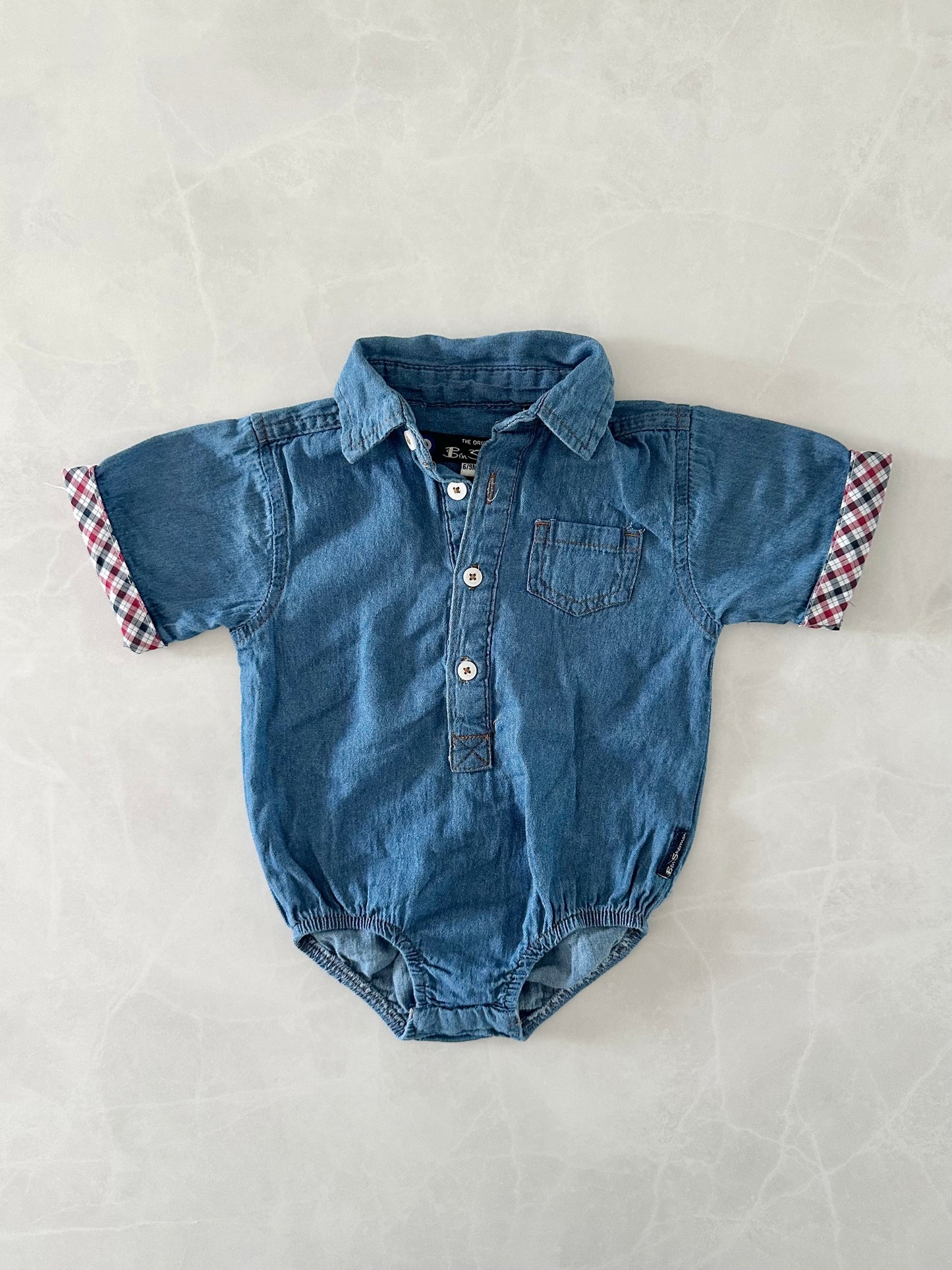 Cache-couche chemise - Ben Sherman - 6-9 mois