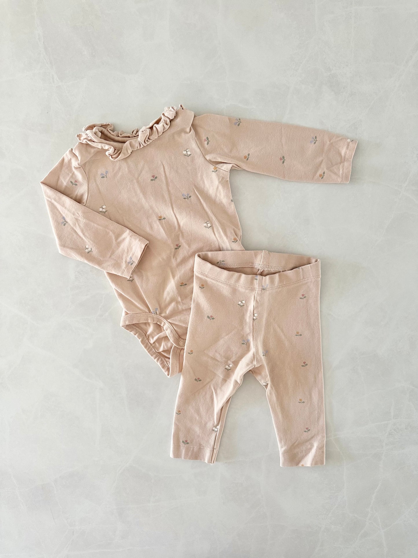 Ensemble 2 mcx - H&M - 2-4 mois