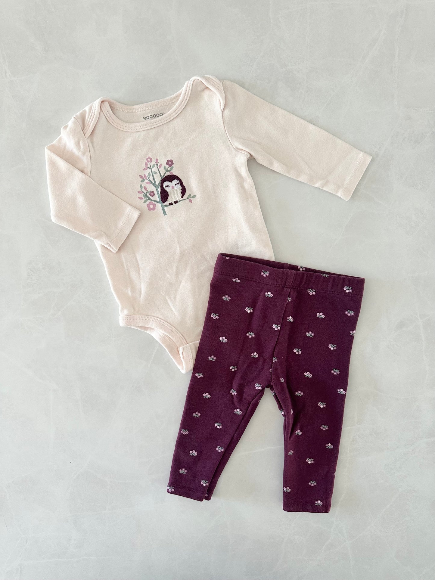 Ensemble 2 mcx - Rococo - 9 mois
