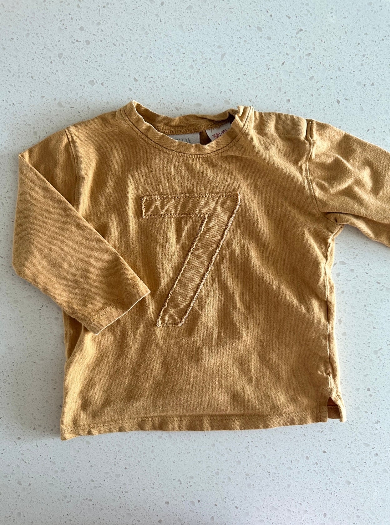 Chandail manches longues - Zara - 6-9 mois
