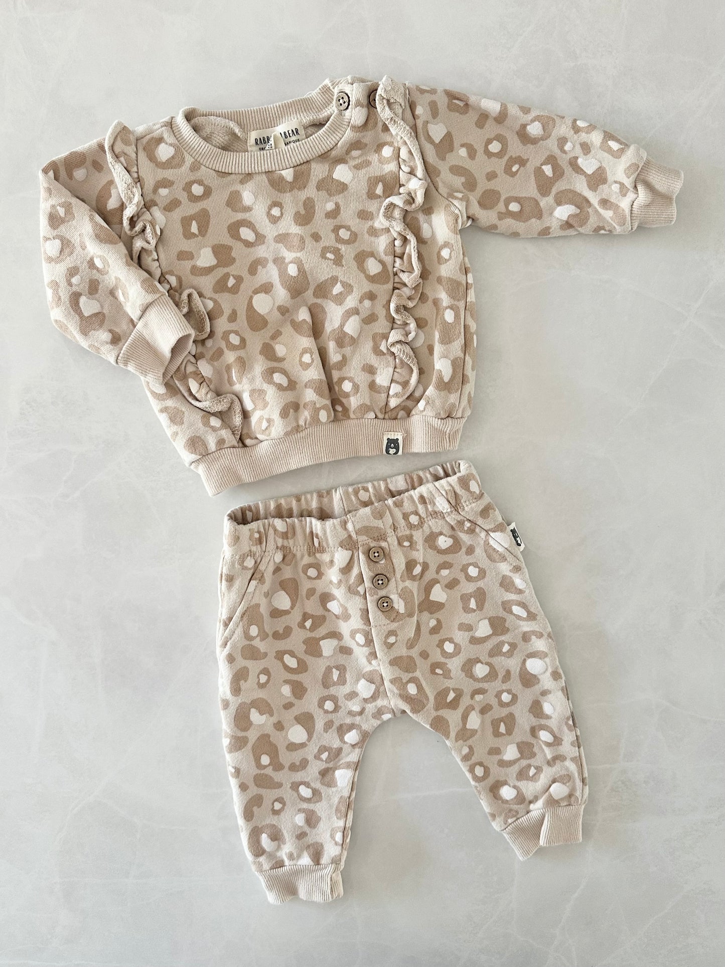 Ensemble 2 mcx - Rabbit Bear - 3-6 mois