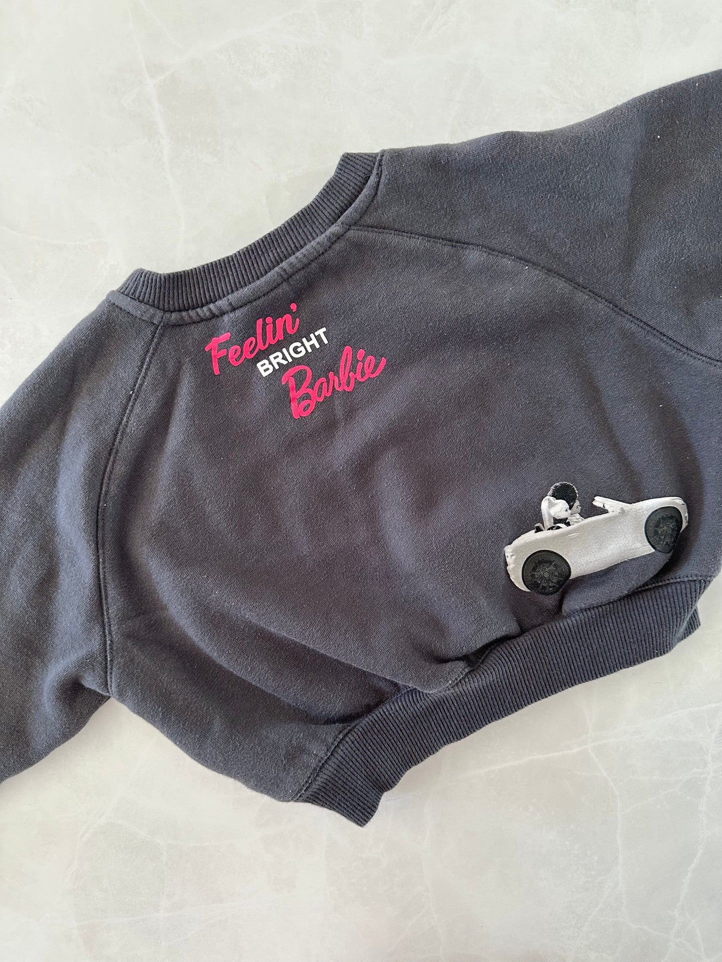 Crewneck crop - Zara - 6-7 ans