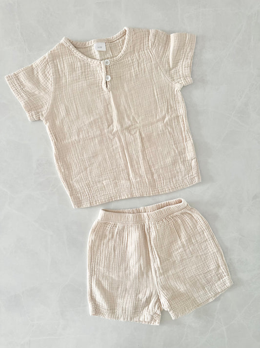Ensemble 2 mcx en mousseline - Aucune marque - 2-3 ans