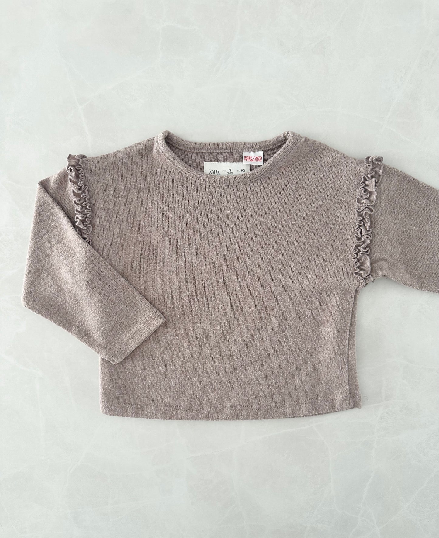 *mousseux* Haut - Zara - 2 ans