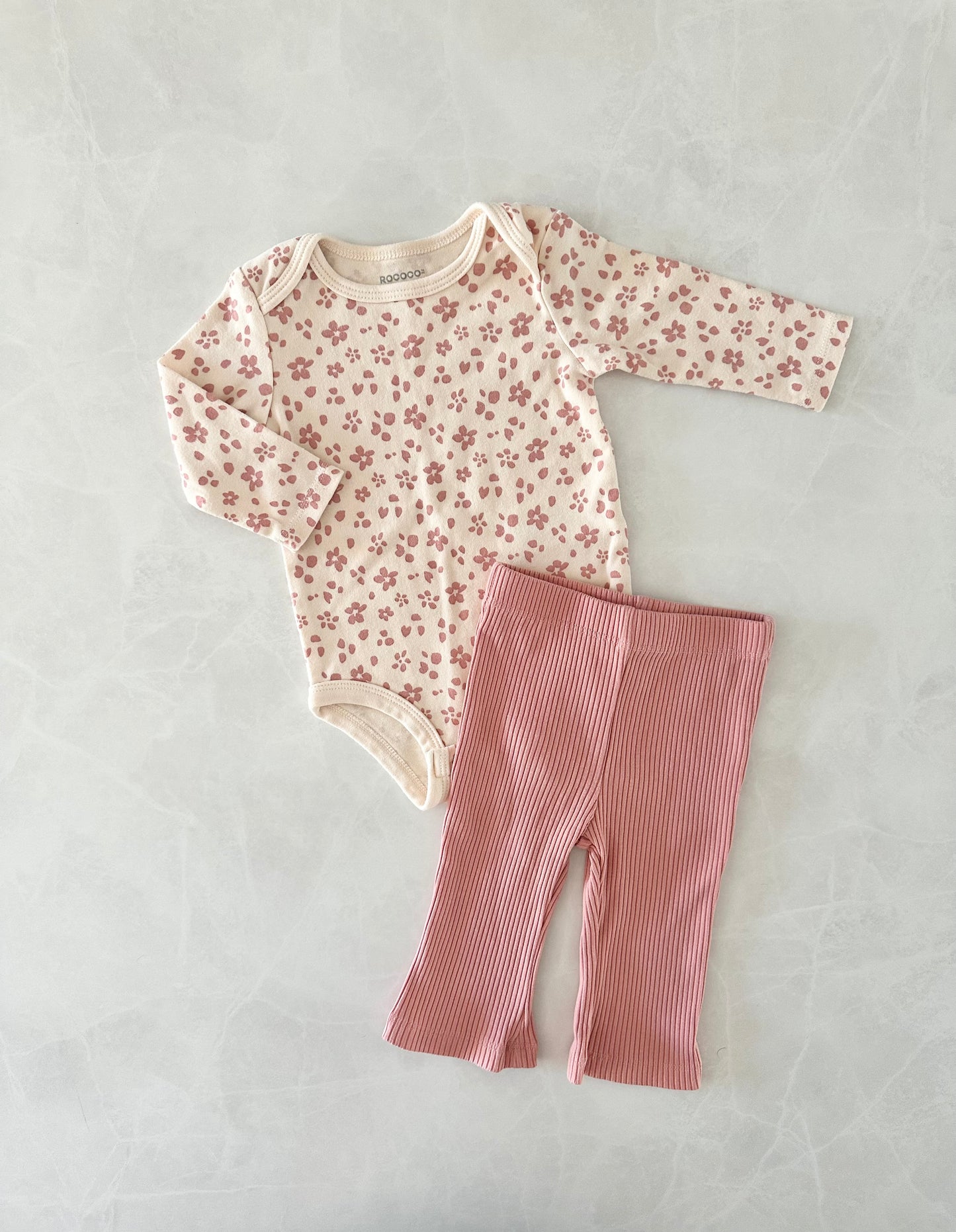 Ensemble 2 mcx - Rococo - 6 mois