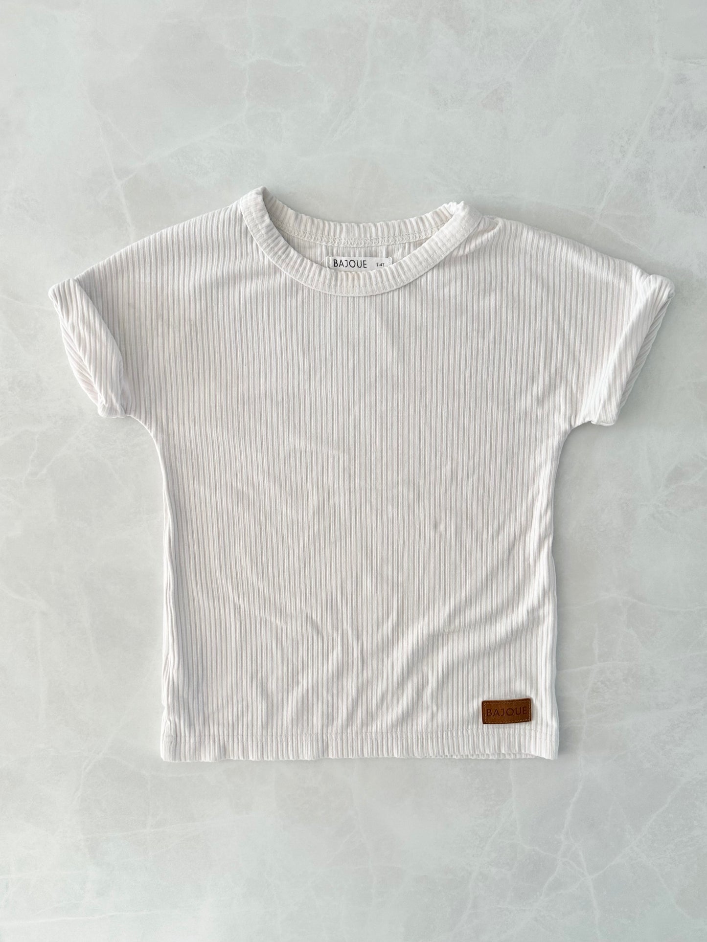 *imparfait* T-shirt côtelé - Bajoue - 2-4T