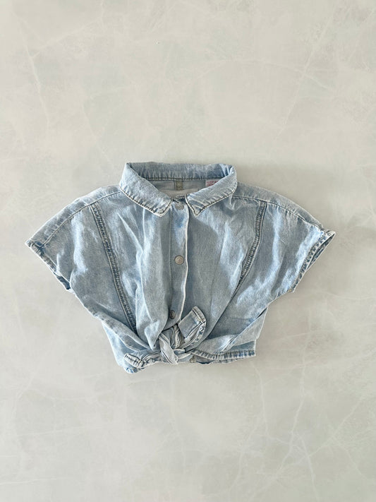 Haut en denim - Zara - 11/2 an