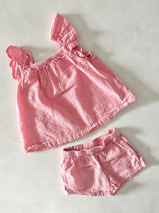 Ensemble 2 mcx - H&M - 9-12 mois