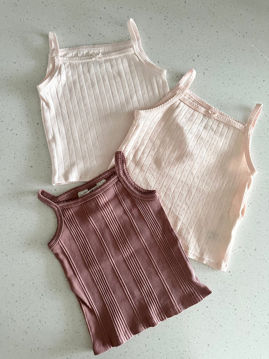 Trio de camisoles - H&M - 11/2-2 ans