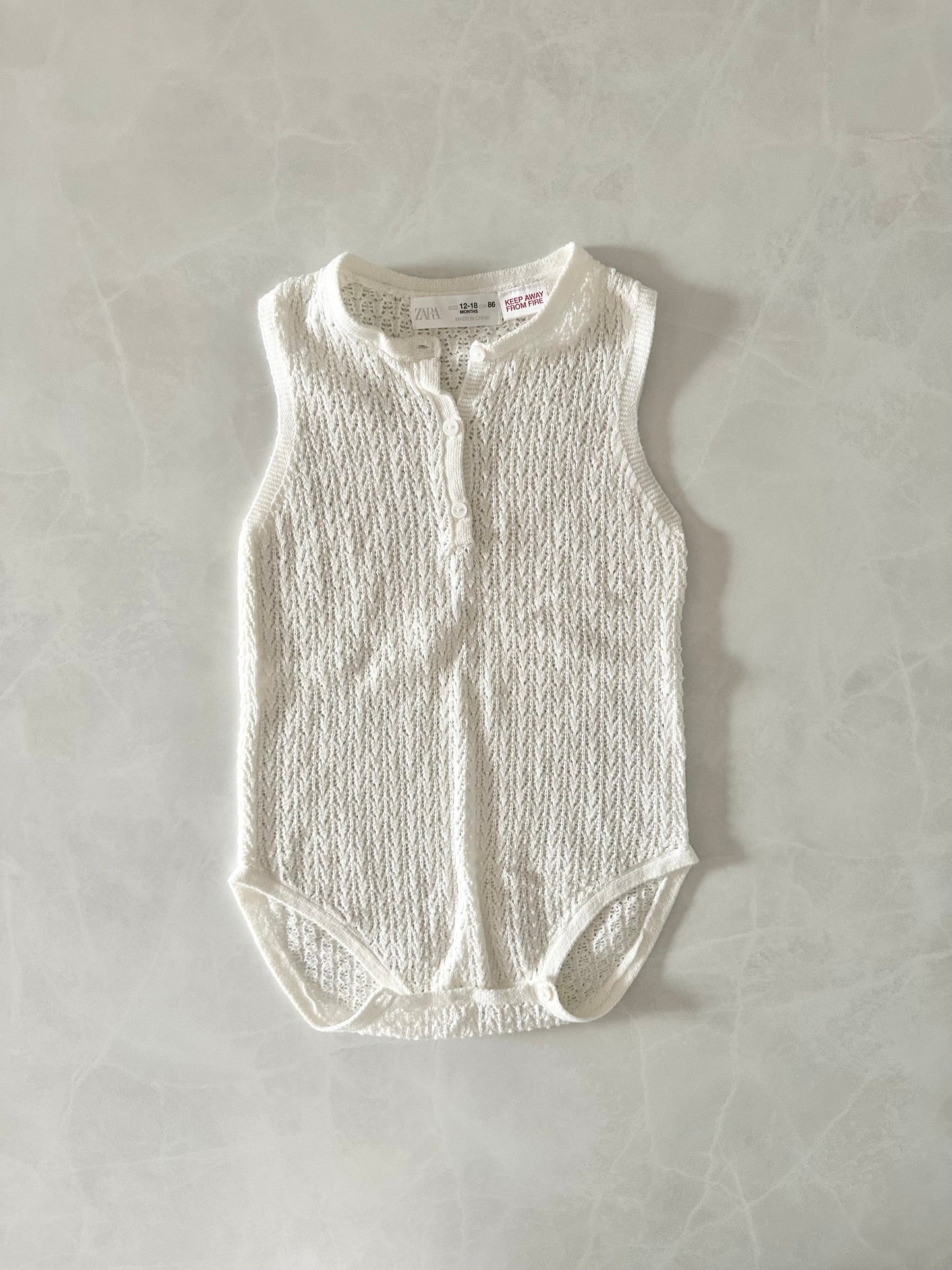 Cache-couche en mailles - Zara - 12-18 mois