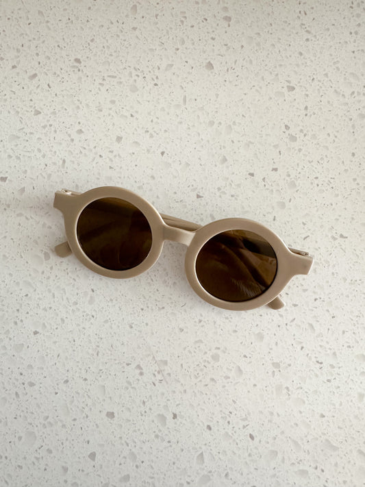 Lunettes de soleil - Ronde - Cappucino