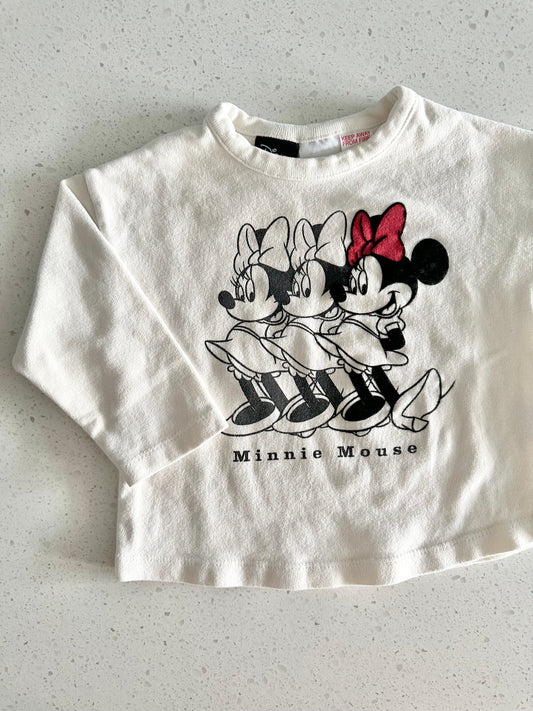 Chandail manches longues - Zara x Disney - 12-18 mois