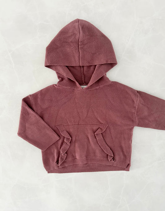 *mousseux* Haut à capuche - Zara - 9-12 mois