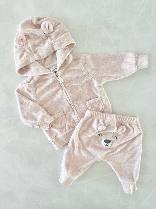 Ensemble 2 mcx en ratine - Carter's - 3 mois