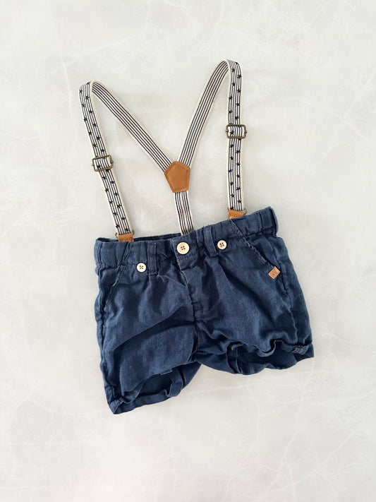 Short en lin - Zara - 12-18 mois