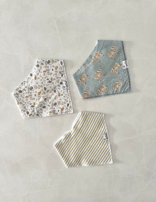 Trio de bavoir - Copper Pearl