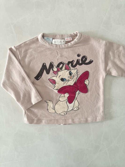*imparfait* Chandail manches longues - Zara - 2 ans