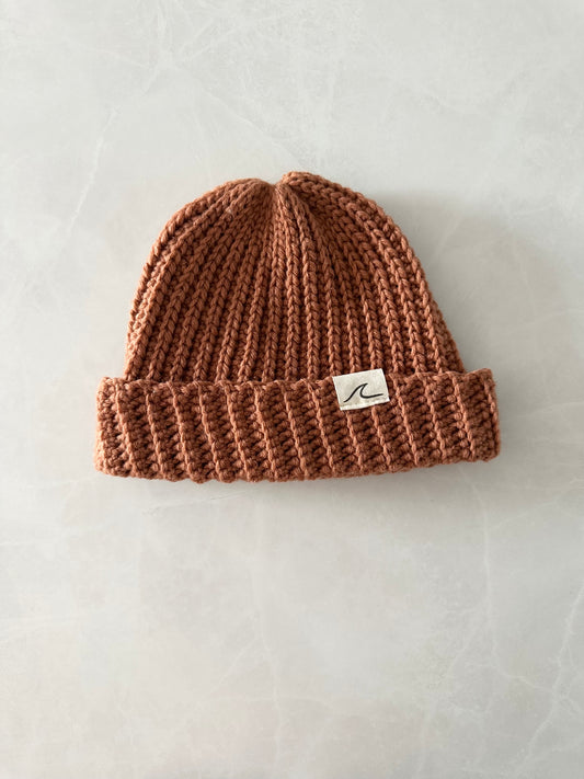Tuque en laine de mérinos - To the Sea - 1-2 ans