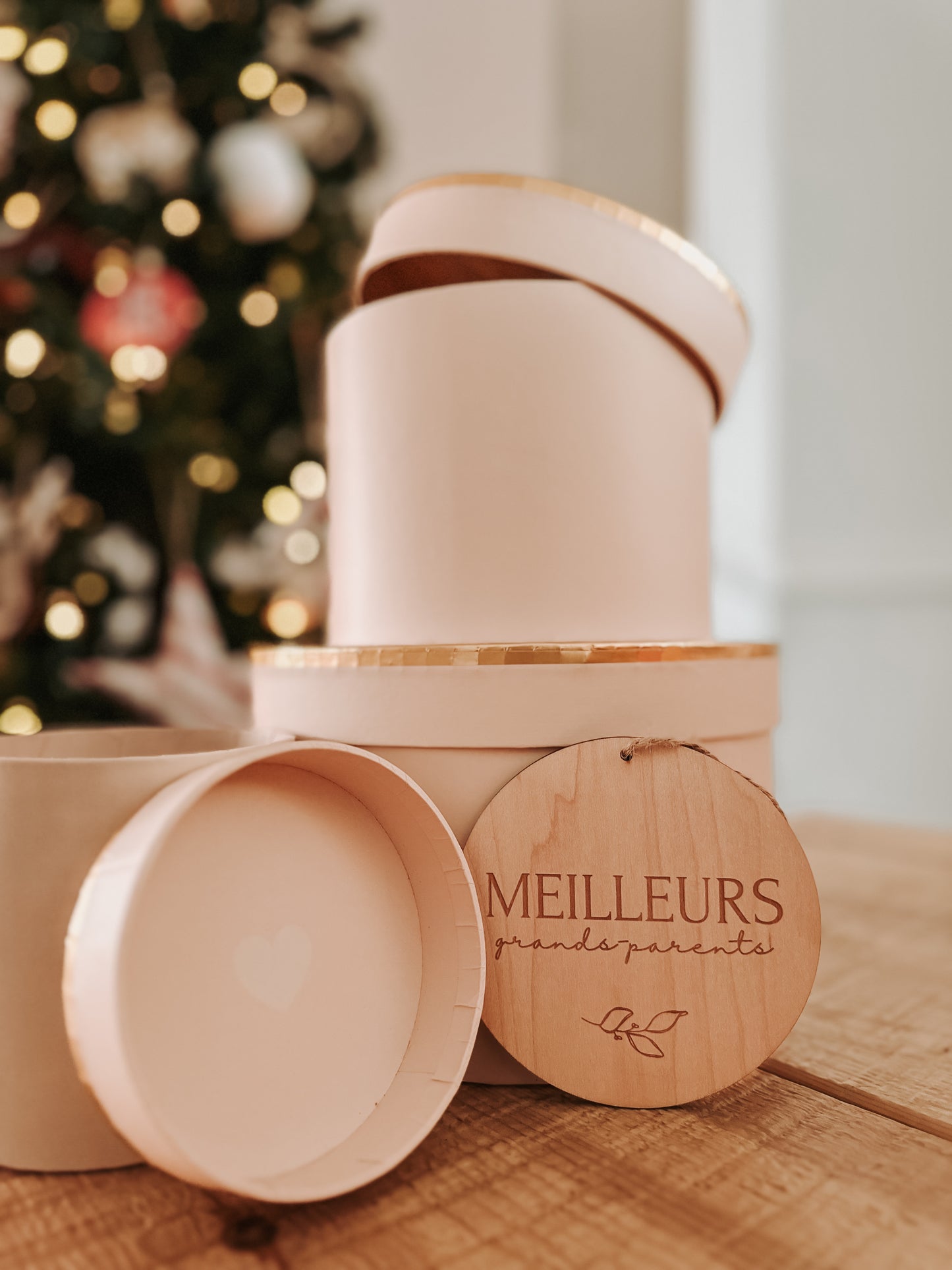 Ornement en bois « Meilleur(es) X »