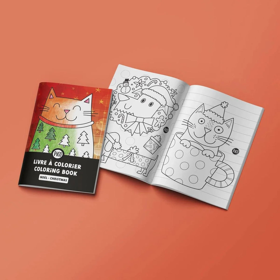 Mini livre à colorier de Noël - Pico tatouages