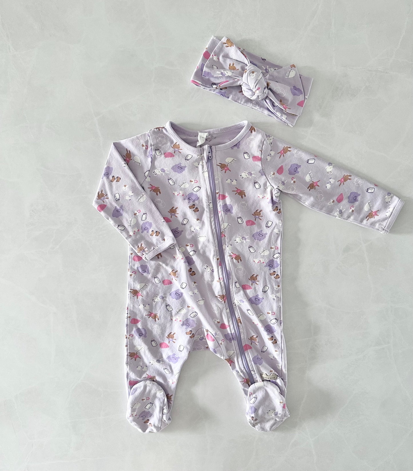 *pyjama imparfait* Pyjama + Bonnet - Souris Mini - 6-9 mois