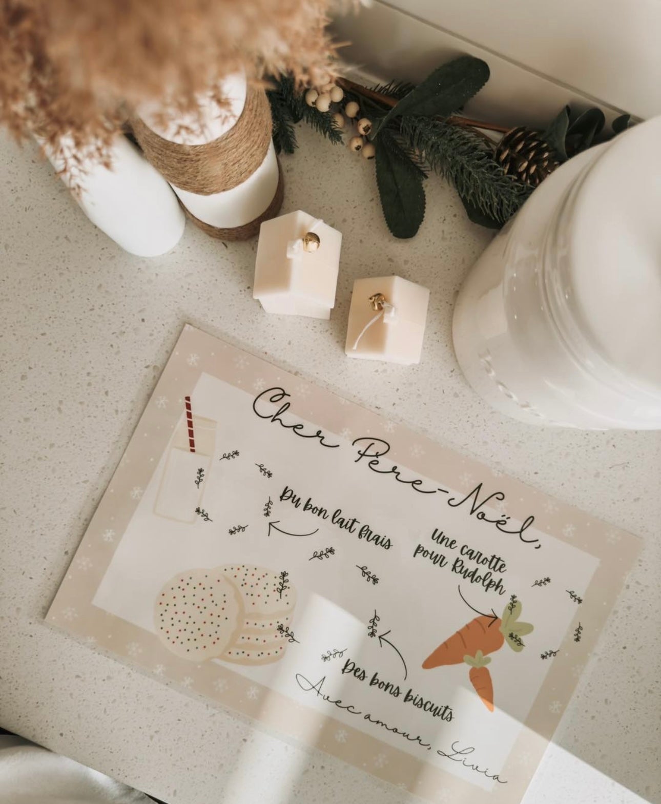 Napperon pour le Père-Noël