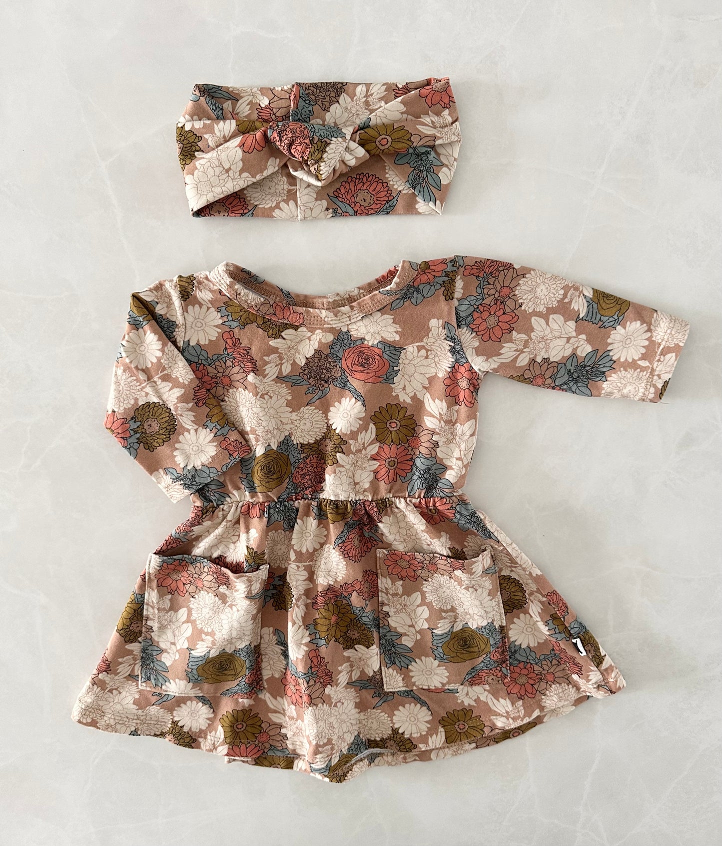 Robe & Bandeau - Little & Lively - 6-12 mois