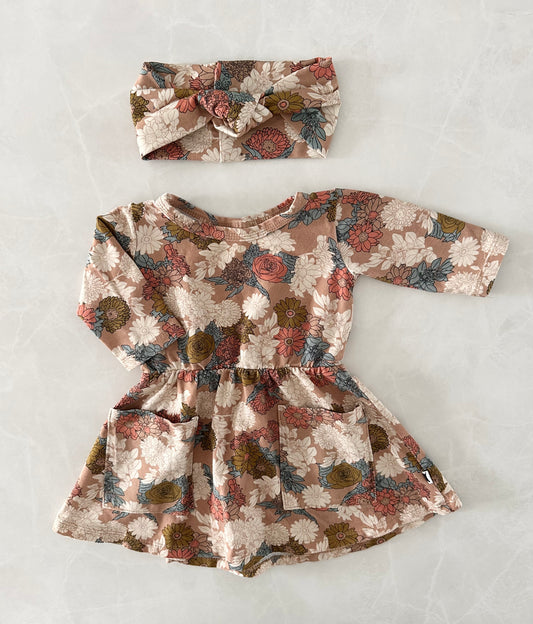 Robe & Bandeau - Little & Lively - 6-12 mois