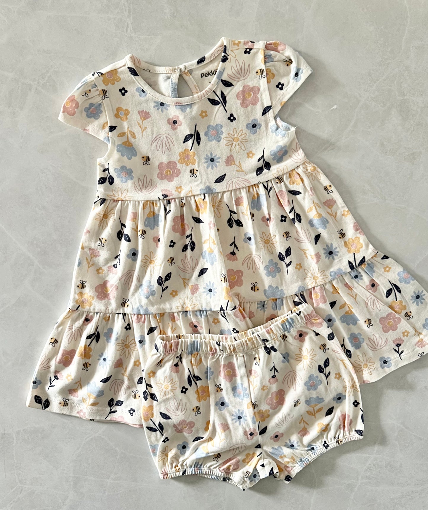 NEUF - Robe + Short - Pekkle - 24 mois