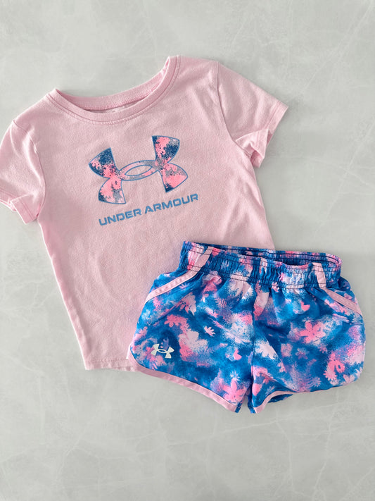 *légèrement mousseux* Ensemble 2 mcx - Under Armour - 4T