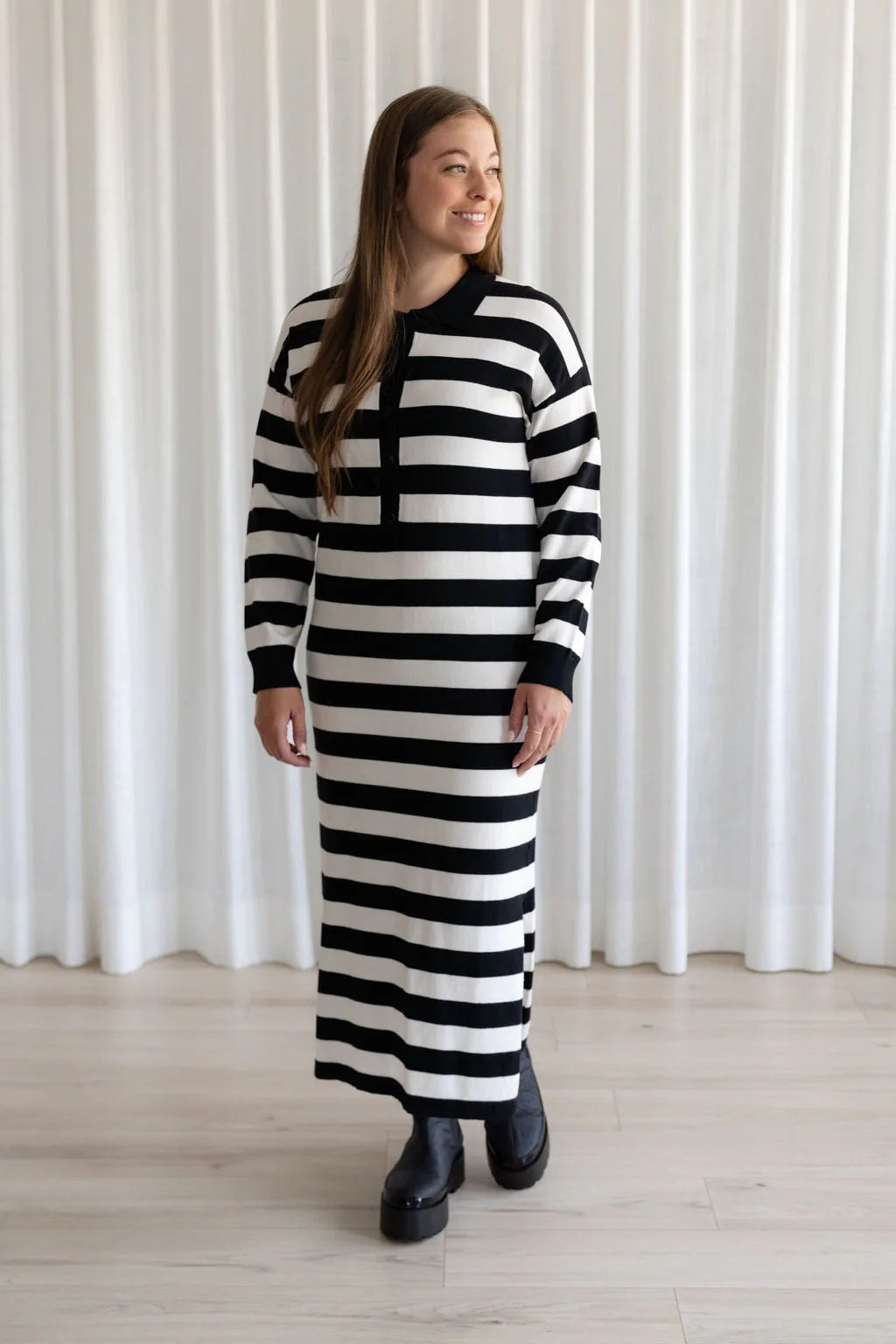 NEUF - Robe longue - Rose Maternité - Grandeur M