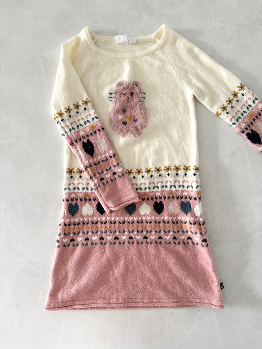 *légèrement mousseux* Robe - Deux par Deux - 4 ans