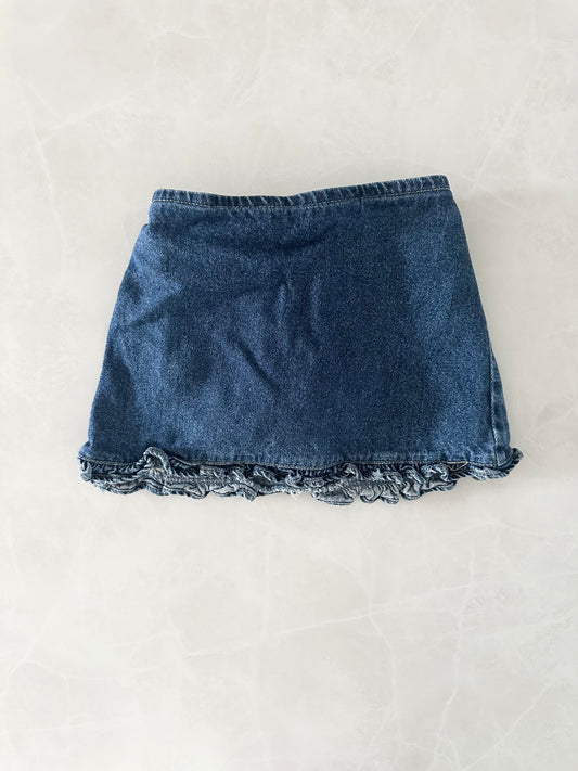 Jupe short en denim - Aucune marque - 4T