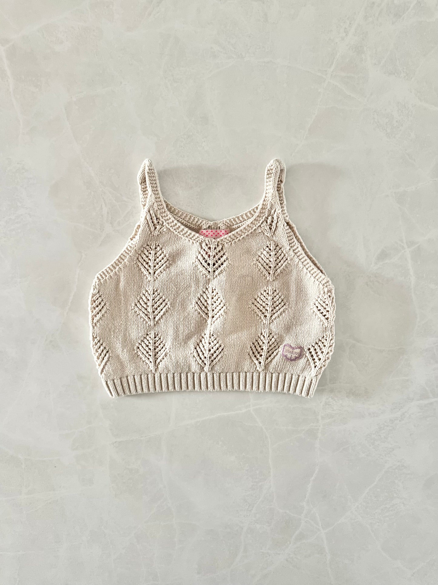 Haut crop en mailles - Souris Mini - 4 ans