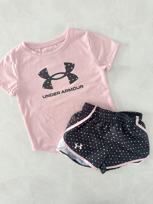 *légèrement mousseux* Ensemble 2 mcx - Under Armour - 4T