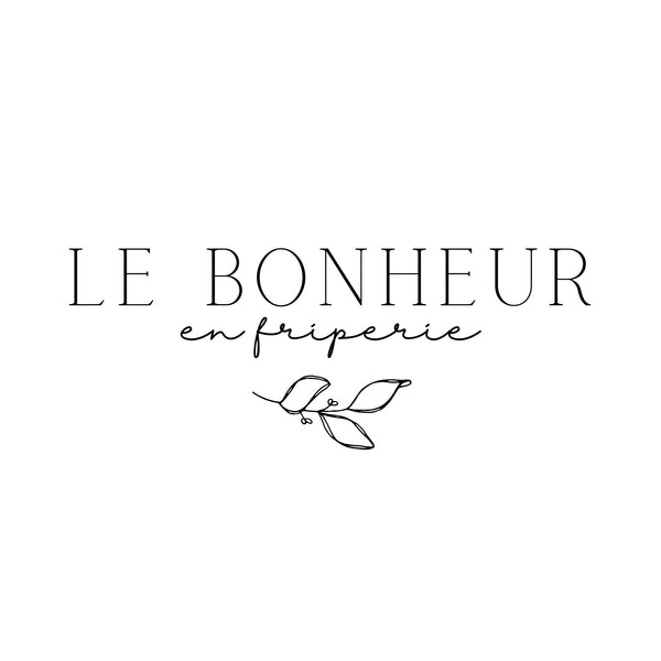 Le bonheur en friperie